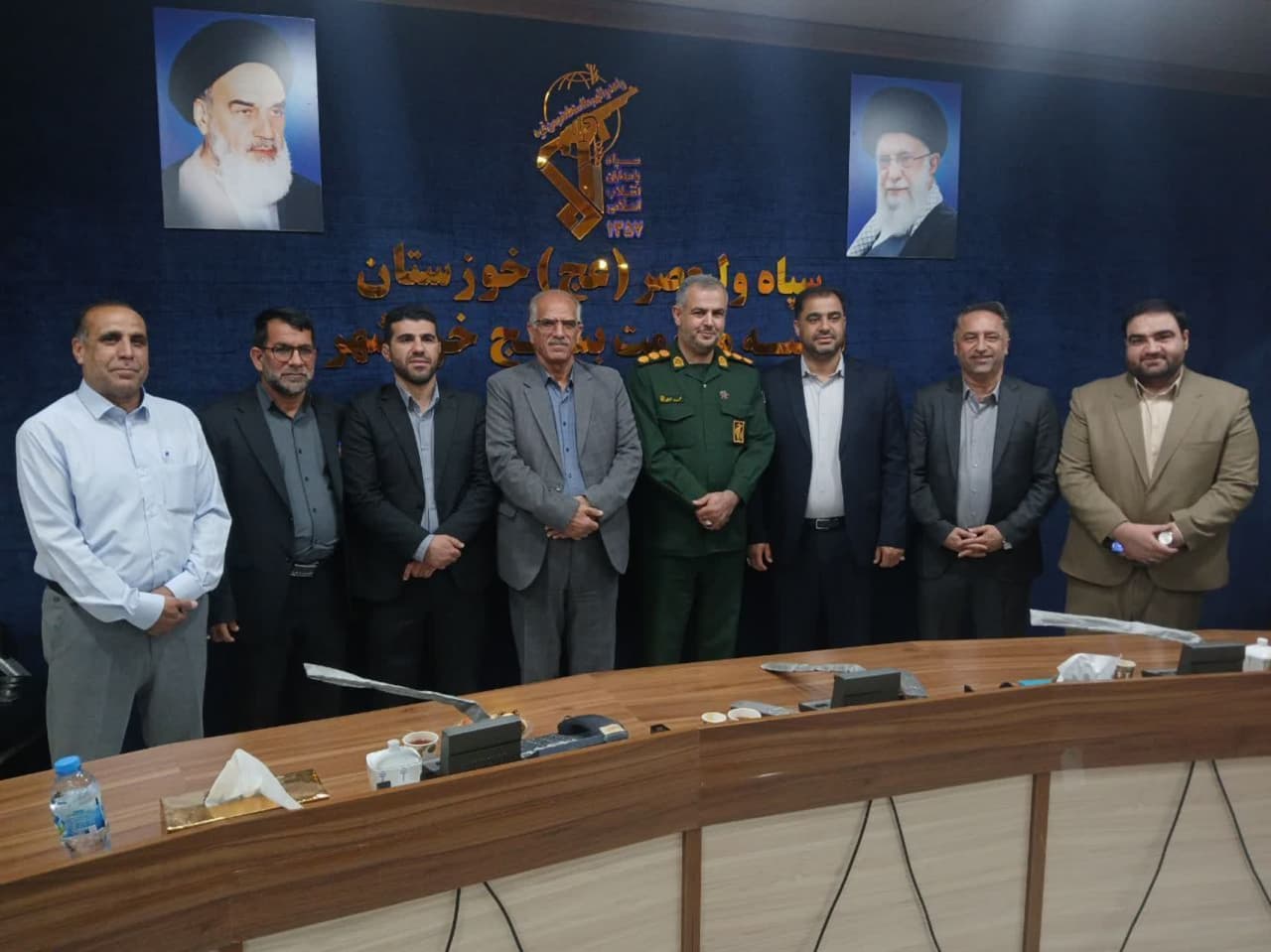  سرپرست شهرداری خرمشهر با فرمانده سپاه خرمشهر دیدار و گفتگو کرد