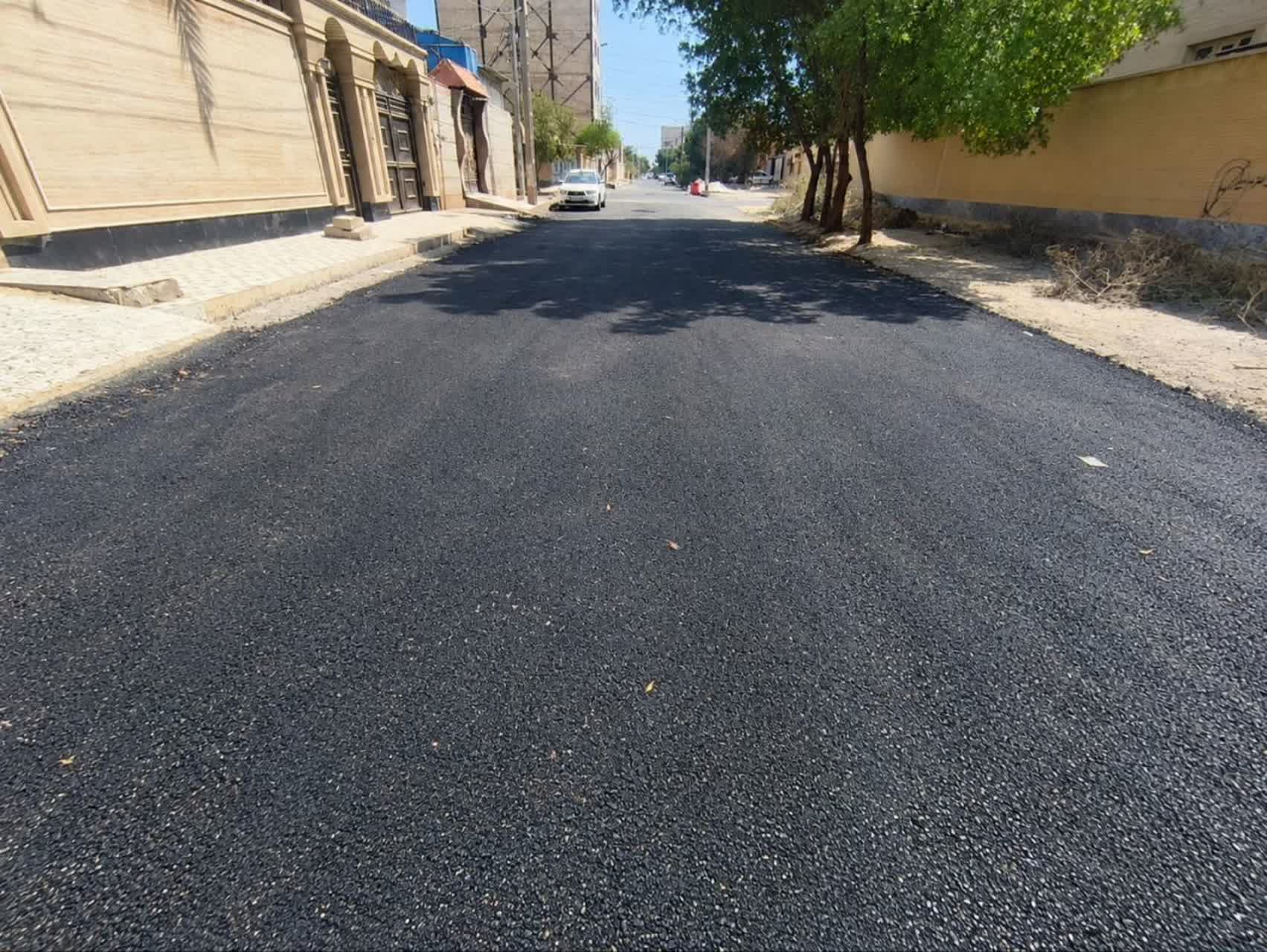 از سرگیری اجرای پروژه آسفالت معابر کوی بوستان توسط شهرداری خرمشهر